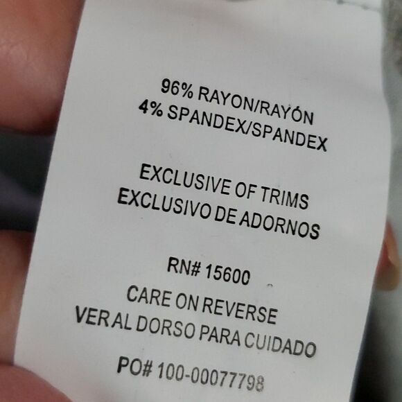 Rewind Aqua Stream Smocking Flutter Sleeves Flowy Boho Top - Picture 8 of 9